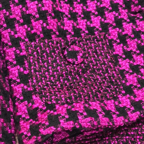 Magenta & Black Coat and Skirt Set - Picture 4 of 7